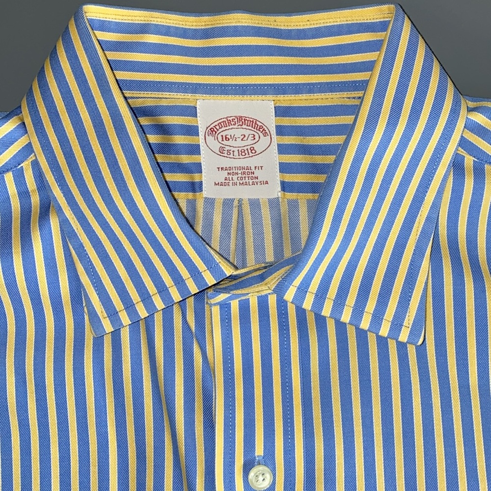 Brooks Brothers traditional fit dress shirt